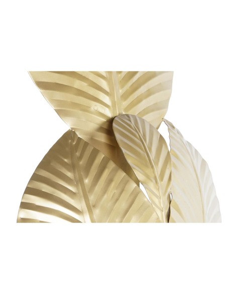 Applique DKD Home Decor Doré Métal 220 V 50 W Feuille d'une plante (37 x 14 x 58 cm)