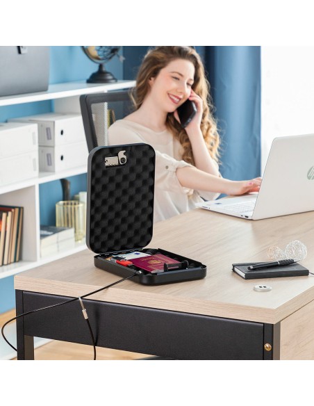 Coffre-Fort Portable avec Câble de Sécurité Prisaven InnovaGoods