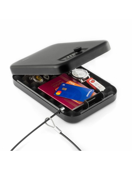 Coffre-Fort Portable avec Câble de Sécurité Prisaven InnovaGoods