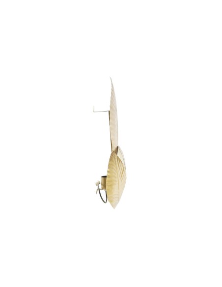 Applique DKD Home Decor Doré Métal 220 V 50 W Feuille d'une plante (37 x 14 x 58 cm)
