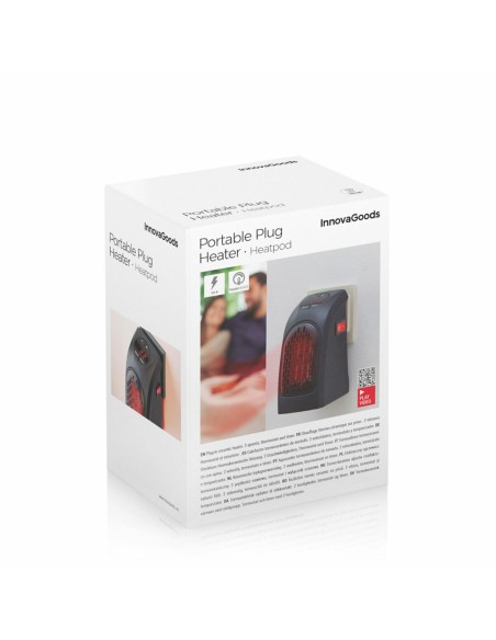 Mini-Chauffage Portable pour Prise Heatpod InnovaGoods 400 W
