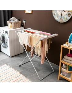Étendoir à Linge Électrique Pliable Dryak InnovaGoods 8 Barres 120 W 2