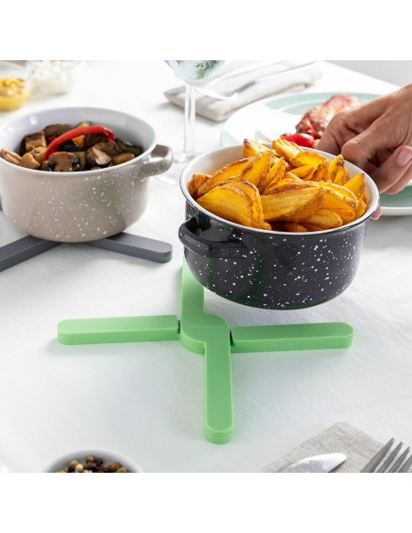 Dessous-de-plat Individuels Pliables en Silicone Folvet InnovaGoods 2 Unités