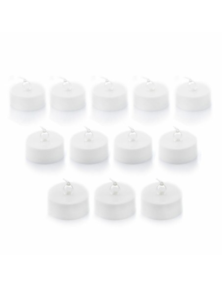 Lot de Bougies Chauffe-plat LED Romandle InnovaGoods 12 Unités