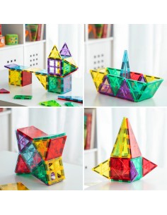 Blocs de Construction Magnétiques 3D Magoks InnovaGoods 57 Pièces 2
