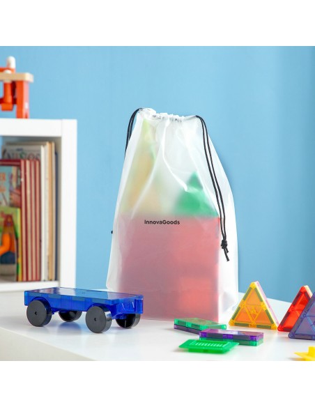 Blocs de Construction Magnétiques 3D Magoks InnovaGoods 57 Pièces