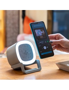 Haut-Parleur Chargeur Sans-fil avec LED Souwis InnovaGoods