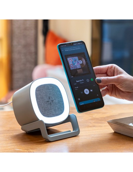 Haut-Parleur Chargeur Sans-fil avec LED Souwis InnovaGoods