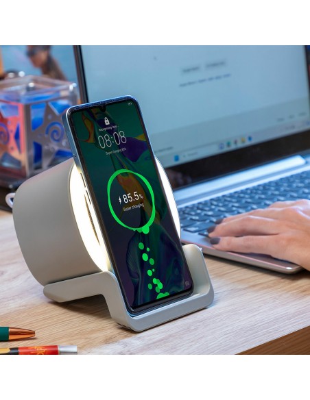 Haut-Parleur Chargeur Sans-fil avec LED Souwis InnovaGoods