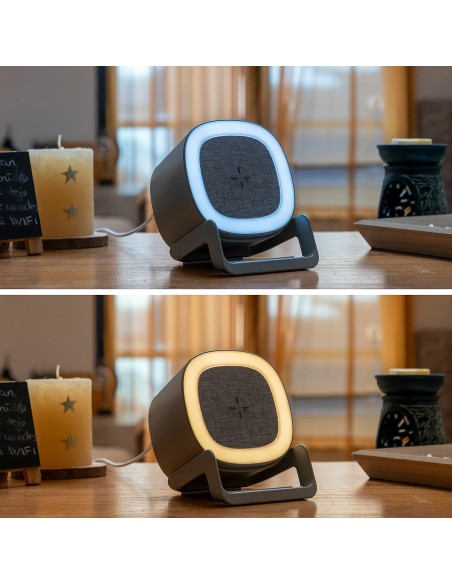 Haut-Parleur Chargeur Sans-fil avec LED Souwis InnovaGoods