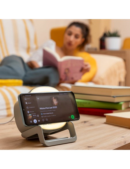 Haut-Parleur Chargeur Sans-fil avec LED Souwis InnovaGoods