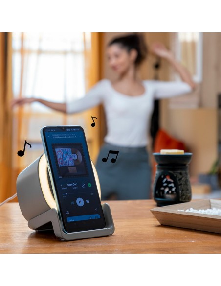 Haut-Parleur Chargeur Sans-fil avec LED Souwis InnovaGoods