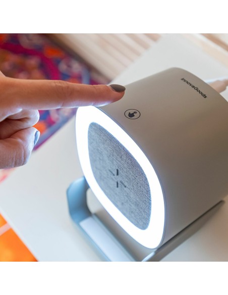 Haut-Parleur Chargeur Sans-fil avec LED Souwis InnovaGoods
