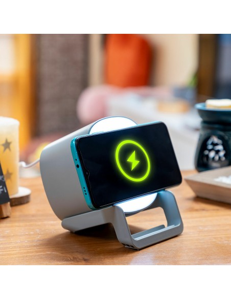Haut-Parleur Chargeur Sans-fil avec LED Souwis InnovaGoods