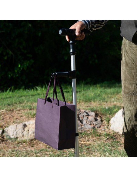 Canne Extensible avec LED, Alarme et Poignée Mécanique Hannde InnovaGoods