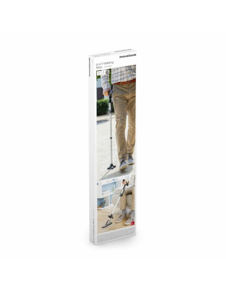 Canne Extensible avec LED, Alarme et Poignée Mécanique Hannde InnovaGoods