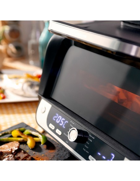 Friteuse à Air avec Gril, Accessoires et Livre de Recettes InnovaGoods Fryinn 12-in-1 6000 Noir Acier 3400 W 6 L