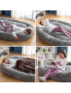 Lit de Chien pour Humains  Human Dog Bed XXL InnovaGoods Grey 2
