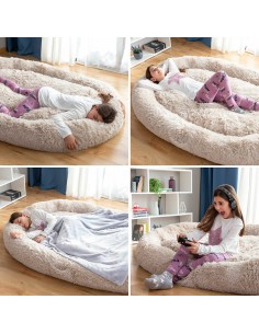 Lit de Chien pour Humains  Human Dog Bed XXL InnovaGoods Beige 2