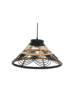 Suspension DKD Home Decor Rotin Bicolore 50 W (41 x 41 x 21 cm)