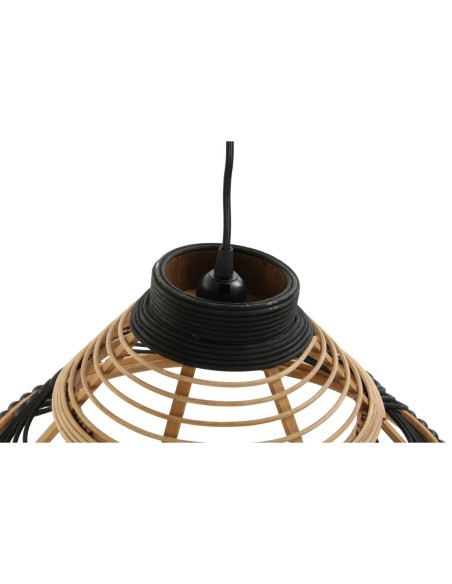 Suspension DKD Home Decor Rotin Bicolore 50 W (41 x 41 x 21 cm)