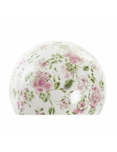 Boule Décorative DKD Home Decor Fleurs Grès (12 x 12 x 12 cm) 2