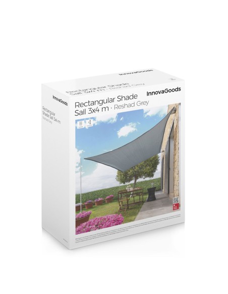 Voile d’Ombrage Rectangulaire Reshad InnovaGoods 3 x 4 m