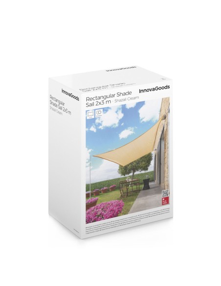 Voile d’Ombrage Rectangulaire Shazail InnovaGoods 2 x 3 m