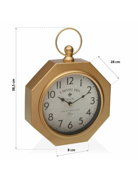 Horloge Murale Versa GL Métal (28 x 8 x 40 cm)