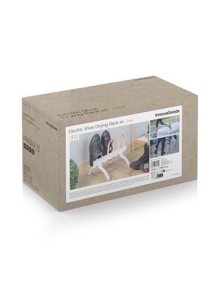 Étendoir Séchoir Électrique à Chaussures Droe InnovaGoods 40 W 2 paires