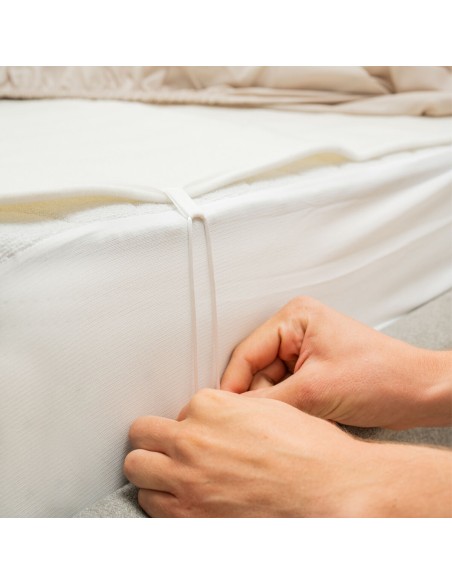 Surmatelas Chauffant Électrique Simple Krewarm InnovaGoods 60 W 80 x 150 cm Blanc