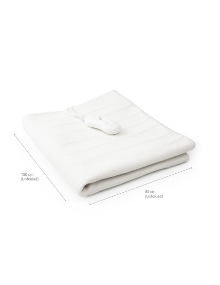 Surmatelas Chauffant Électrique Simple Krewarm InnovaGoods 60 W 80 x 150 cm Blanc