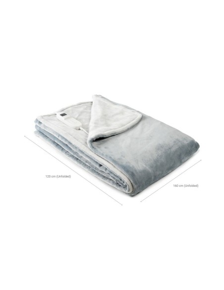 Couverture Chauffante Elakef InnovaGoods Gris 120 x 160 cm 160 W