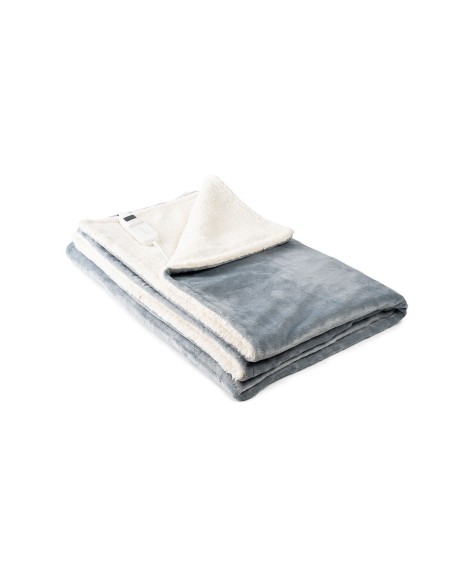 Couverture Chauffante Heklet InnovaGoods Blanc Gris 130 x 180 cm 160 W
