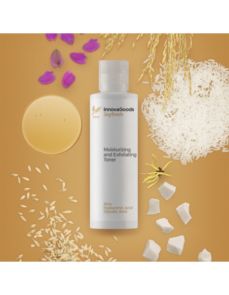 Tonique Hydratant et Exfoliant pour le Visage Rice Joyfresh InnovaGoods 150 ml