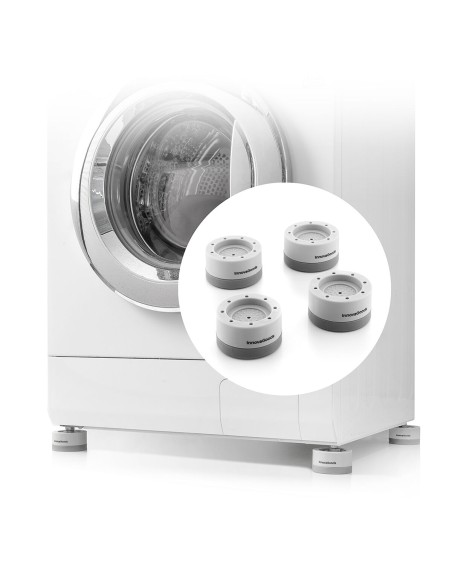 Jeu de Pieds Anti-vibrations Empilables Novib InnovaGoods 4 Unités