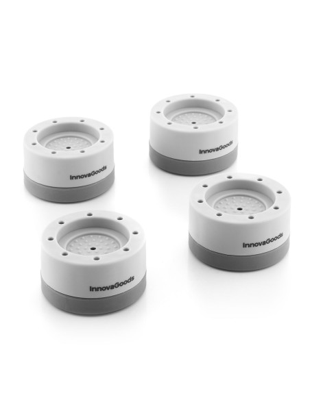 Jeu de Pieds Anti-vibrations Empilables Novib InnovaGoods 4 Unités