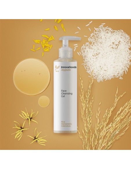 Gel nettoyant visage Rice Joypure InnovaGoods 200 ml