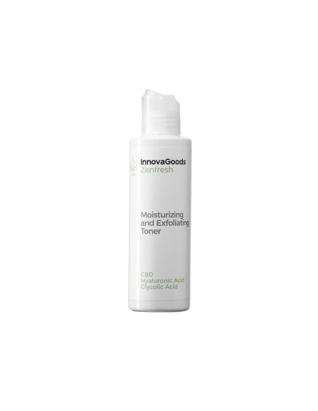 Tonique Hydratant et Exfoliant pour le Visage CBD Zenfresh InnovaGoods 150 ml