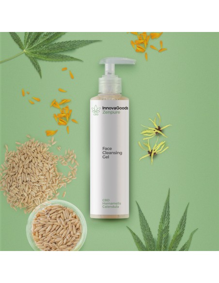 Gel nettoyant visage CBD Zenpure InnovaGoods 200 ml