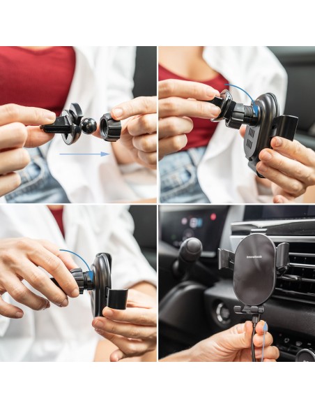 Support de Charge Rapide Sans Fil pour Voiture Chakar InnovaGoods