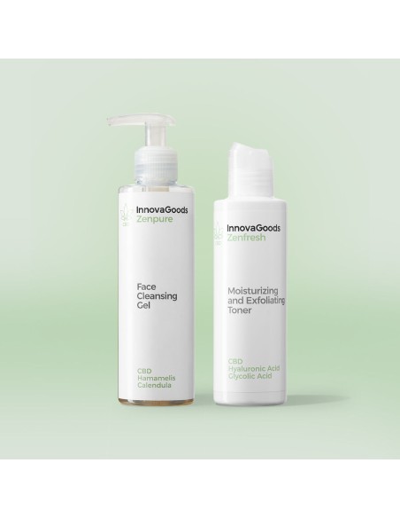 Pack Duo Nettoyage Visage CBD InnovaGoods