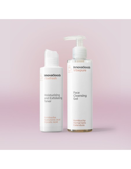 Pack Duo Nettoyage Visage Kombucha InnovaGoods