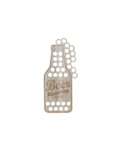 Décoration murale DKD Home Decor MDF Bière (25 x 1 x 55 cm)