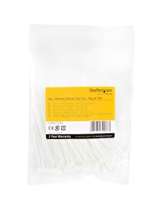 Attaches pour câble en nylon Startech CBMZT4N              Blanc