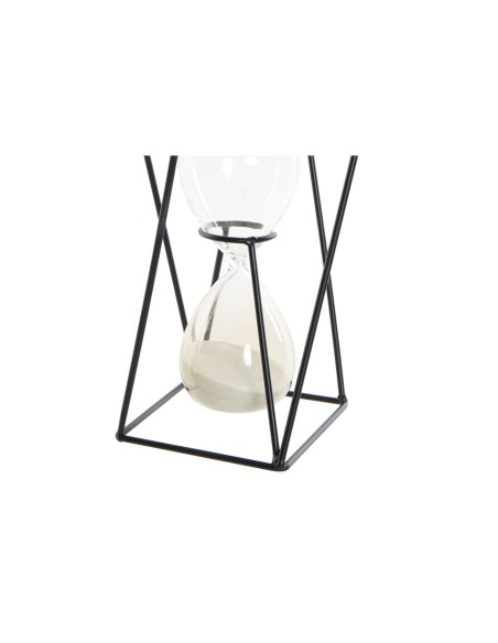 Sablier DKD Home Decor Noir Ambre Terre cuite 14 x 14 x 19 cm