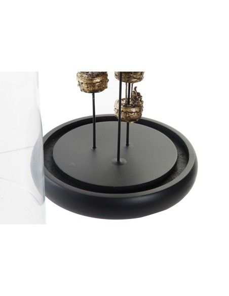 Figurine Décorative DKD Home Decor Noir Doré 14 x 14 x 22 cm