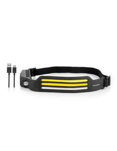 Lampe Frontale LED Rechargeable et Réglable InnovaGoods Noir (Reconditionné A)