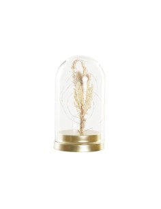 Décoration lumineuse DKD Home Decor Métal Verre Fleur 30 x 40 cm 12 x 12 x 22 cm