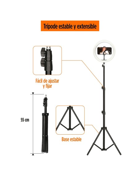 Anneau Lumineux pour Selfie KSIX 10W